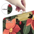 thumbnail image 3 of Acrylic Writing Board Gold12.5*9 Inch Clipboards Transparent Acrylic Material Suitable For Office Classroom Teachers Fashion Bloggers Stationery Enthusiasts Red Cute Cartoon Flower, 3 of 9