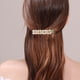 thumbnail image 3 of Horquilla para el pelo con borde de flor dulce y encantadora, accesorio para el cabello con hojas verdes y resorte, 3 of 5
