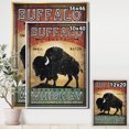 thumbnail image 2 of Whisky Buffalo Vintage - Toile Encadrée Faune, 2 of 3