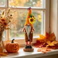 thumbnail image 5 of Harvest Gnome Plush Doll,Sunflower Maple Leaf Gnome Tabletop Ornament for Autumn Yard Thanksgiving Fall Decor, 5 of 6
