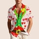 thumbnail image 5 of Ceisia Fashion Unisex Men Women Casual Short Sleeve Printed Turndown Collar Button Gift Shirt, 5 of 9