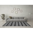 thumbnail image 3 of Ahgly Company Indoor Rectangle Abstract Gray Modern Area Rugs, 8' x 12', 3 of 4