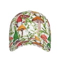 thumbnail image 2 of Naloa Original Classic Low Profile Hat Men Women Baseball Cap Dad Hat Adjustable Unconstructed Mushrooms Gnomes Print Cap, 2 of 9