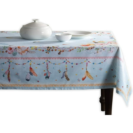 

Ibiza 100% Cotton Tablecloth Kitchen Dining Table Cloth for Square Tables Farmhouse Tabletop Cover for Parties Wedding Use Spring/Summer (54 x54 )