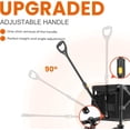 thumbnail image 5 of Collapsible Wagon with Tailgate - 220lbs Extended Lightweight Foldable Utility Wagons Folding Cart with Wheels - Small Garden Grocery Cart for Shopping,Grocery,,Garden, 5 of 5