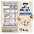 thumbnail image 3 of Avena integral Quaker instant sin azúcar sabor miel con almendras 245 g, 3 of 4
