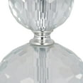 thumbnail image 5 of Sagebrook Home Modern Set Of 2 Crystal 19" Faceted Table Lamp, Silver, Orb - 10" x 10" x 19", 5 of 10