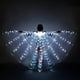 thumbnail image 3 of Luces danza del vientre Isis Wing LED ropa de rendimiento con palos (niño) blanco, 3 of 8