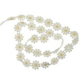 thumbnail image 4 of 15 Yards Lace Trim Fabric Daisy Ribbons Clothing Accessories Embroidered Decor, 4 of 7