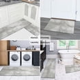 thumbnail image 6 of Kitchen Rugs and Mats Non Skid Washable Grey and White Marble Kitchen Mat and Rug Set,Floor Cushion Waterproof Rug,Rubber Backed Area Rugs for Kitchen Laundry, 6 of 7