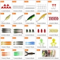 thumbnail image 5 of Calendario Adviento Pesca 82 Uds. Juego Señuelos 2024 Regalos Navidad para Hombres () Rojo, 5 of 5