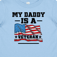 thumbnail image 4 of Inktastic My Daddy is a Veteran Boys or Girls Baby T-Shirt, 4 of 5