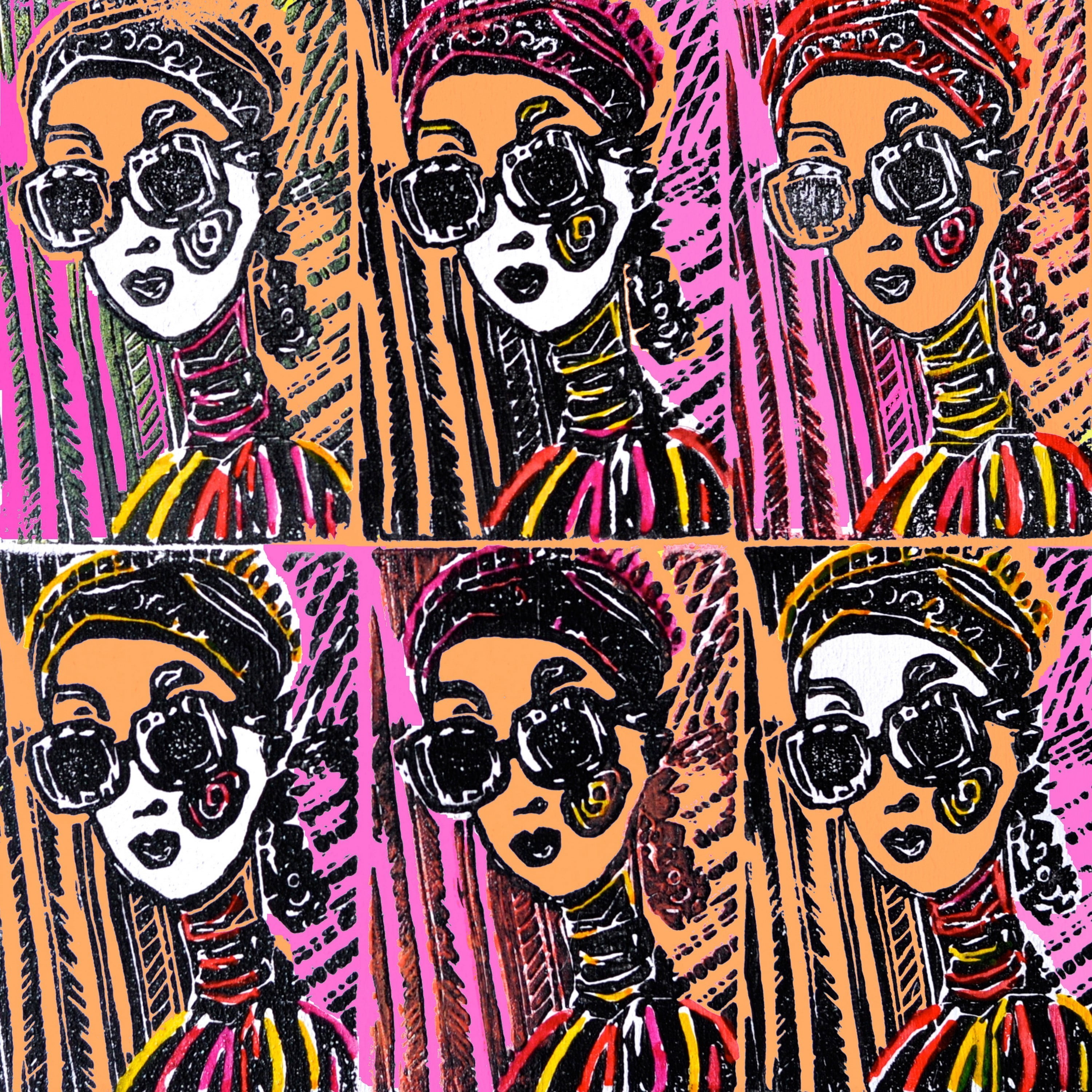 Russian Dolls Pattern I Painting Print on Wrapped Canvas