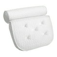 thumbnail image 2 of Quick-Dry Neck Shoulder & Back Support Bath White Pillow - Bathtub Spa Cushion, 2 of 4