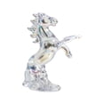 thumbnail image 2 of Adorno de carrusel de vidrio vidriado | Figurilla de caballo galopante de cristal | Símbolo de éxito • Detalle acabado a mano • Azul, dorado, blanco, gris, caqui, amarillo | 4,29x2,91x1,57 in |, 2 of 6
