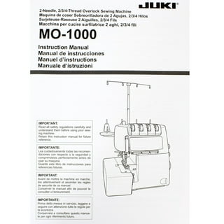 Juki MO-654DE Pearl Series Serger 
