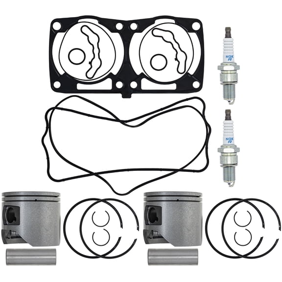Niche Stock Piston Gasket Spark Plug Kit for Polaris Titan Switchback 800 MK1011899