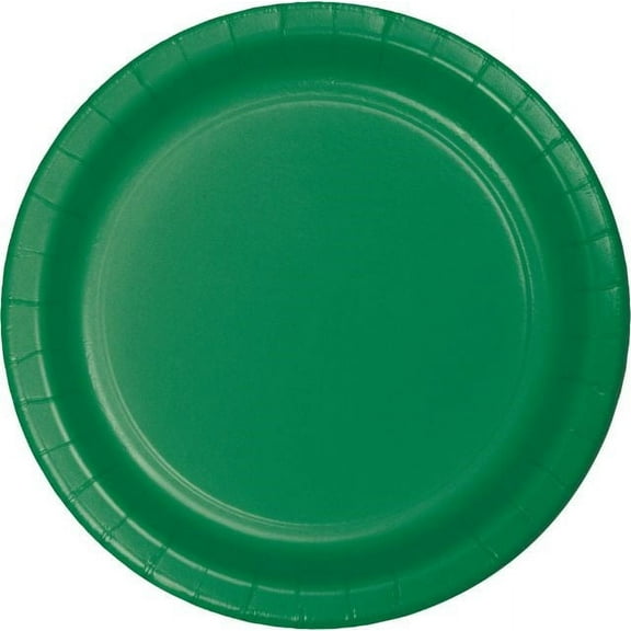 Touch of Color Banquet Plate, 10", Emerald Green, 24 Ct
