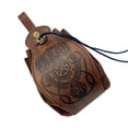thumbnail image 1 of 1 pieza de accesorios de monedero Vintage de cuero PU riñonera de almacenamiento renacentista portátil para regalo B Macarena Bolsa de almacenamiento de dados, 1 of 8