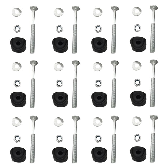12 Uds. Tornillos de Cama Elástica de 9,3 Cm Herramienta de Estabilidad Diámetro de Fijación 8mm Anti Suelto DYNWAVEMX Tornillo de trampolín