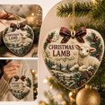 thumbnail image 4 of syligr Heart Christmas Lamb Ornaments for Tree Decor, Forest Animal Hanging Decor for Mantel Window Wreath, Vintage Christmas Pendant with Paild Bow for Home, Holiday Party Decor Gift, 3.15", 4 of 6