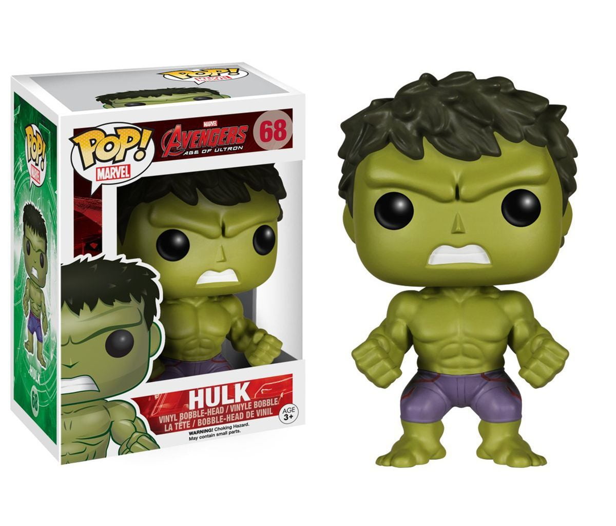 Funko Funko Marvel Comics Avengers Age of Ultron Hulk Pop! Vinyl Bobble Head  Figure Collectible Toy 