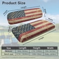 thumbnail image 3 of Psesaysky Faded American Flag Print Univesal Seat Covers for Golf Cart Ezgo Ordinary Seats, Breathable Cloth Fashion Appearance Golf Cart Accessories, No Need Detaching Armrests, 3 of 8