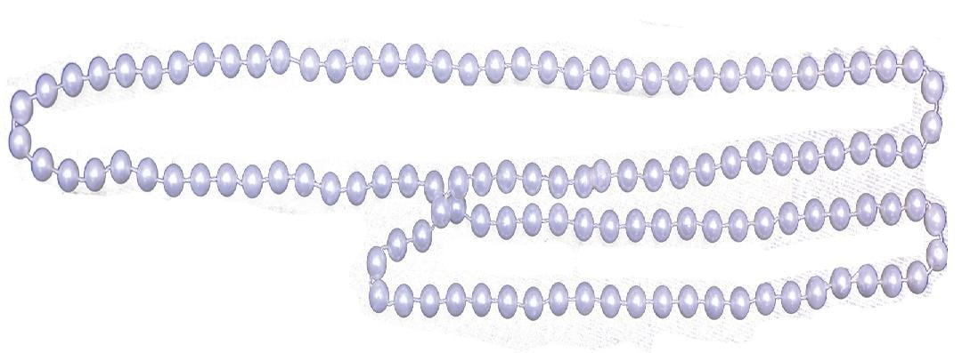 BRAND NEW COSTUME Flapper Beads Best Quality 72" Pearls 