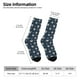 thumbnail image 2 of Balery Cute Christmas Tree Raccoon Calcetas Largas con Estampado para Hombre y Mujer – Suaves y Transpirables, Talla Única (US 5-11), 2 of 6