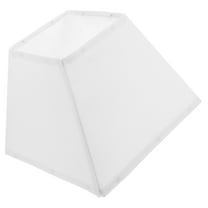 NICEXMAS Square Fabric Lampshade White 1Set 9.8X9.8X0.1In For Floor Lamp Use