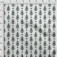thumbnail image 3 of oneOone Georgette Viscose Fabric Leaves & Paisley Block Print Fabric BTY 42 Inch Wide, 3 of 4