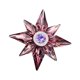 thumbnail image 5 of Broche de alfiler,Broche de estrella Broche de diamantes de imitación Pin de diseño vintage,Broche de novia con forma de estrella para el pecho para hombre y mujer,Broche elegante y brillante, 5 of 8