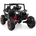 thumbnail image 1 of Gymax 24V Kids Ride on UTV w/ 4 x 100W Powerful Engine Remote Control High/Low Speed Black, 1 of 7