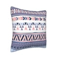 thumbnail image 2 of ZNDUO Square Home Decorative Throw Pillows, Corduroy Purple Aztec Stripe Pattern Couch Pillows, Throw Pillows for Bed, 18"x18", 2 of 8
