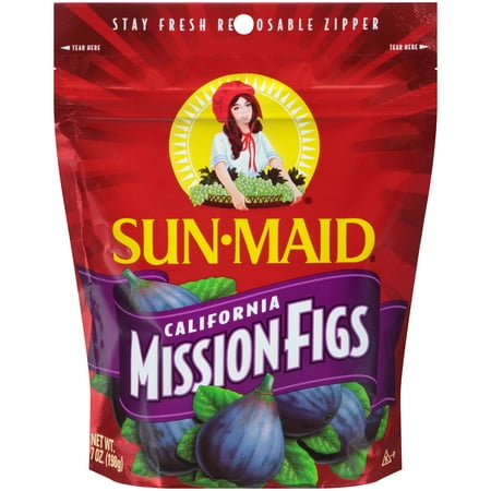 (3 Pack) Sun-Maid California Mission Figs, 7 oz (Best Dried Figs In The World)