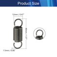 thumbnail image 2 of HUGFEGWE 5 Pcs Ressort Compressé Prolongé en Acier Inoxydable Double Crochet Ressort de Tension pour Assemblage de Production Mécanisme de Meubles Entretien 1.5x12x40mm UA824-6413, 2 of 8