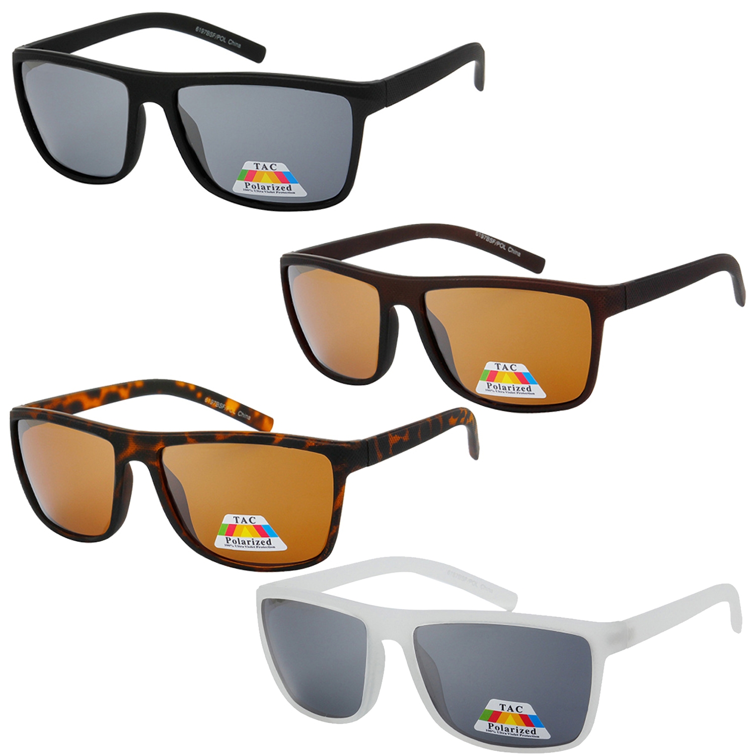 Men's Model 197 Designer Fashion Polarized Sunglasses - image 1 of 3