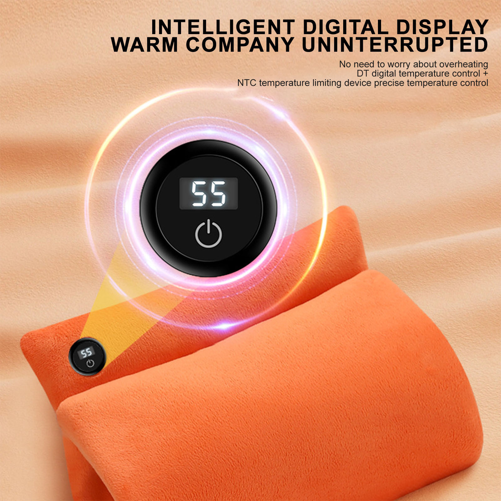 Djunllk Hand Warmers - Winter Portable Graphene Electric Hand Warmer, Reusable Heating Pad