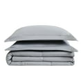 thumbnail image 6 of TRULY SOFT Garment Wash Solid Grey Twin/Twin XL 2 Piece Comforter Set, Solid Color Themed, Oeko-TEX Certified Confidence, 6 of 9