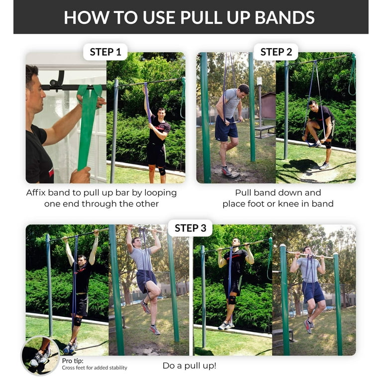 Functional Fitness Bands Resistance and Workout Bands Pull Up