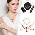 thumbnail image 1 of Conjunto de joyas de moda para damas Accesorios de 5 piezas Joyas de oro Wmkox8yii shlkj666, 1 of 1