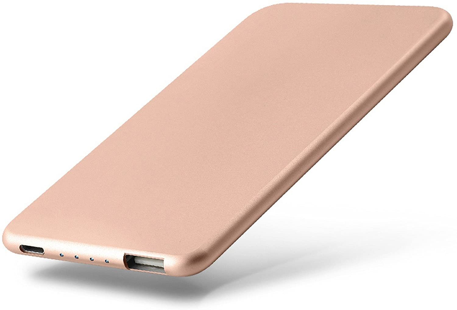 Lian LifeStyle Exceptional Portable Phone Charger w/Dual USB Output - 5000 mAh Ultra High Capacity Power Bank, High-Speed Charging for iPhone, iPad, Samsung & Other Cell Phones - Y5 Rose Gold