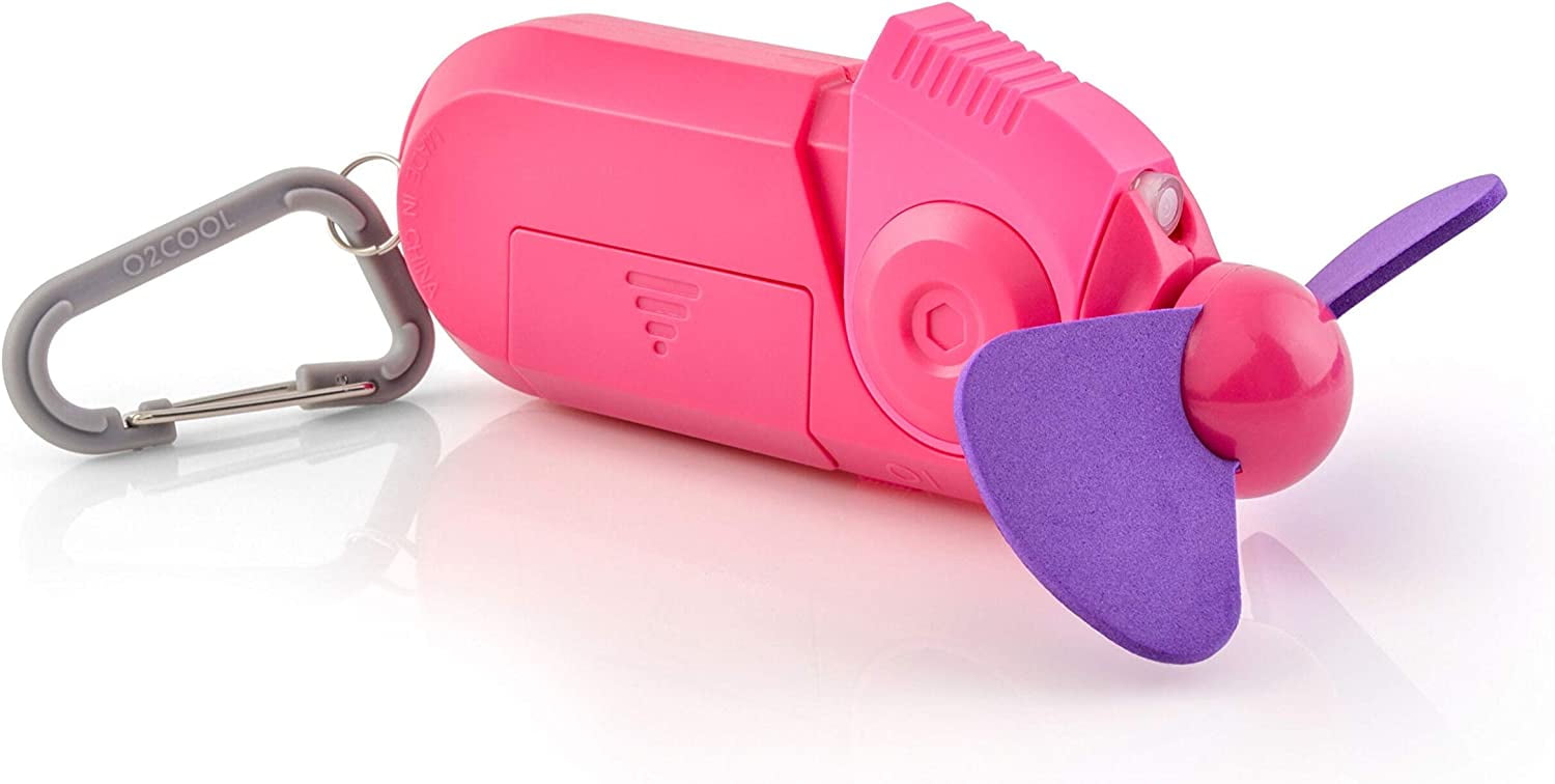 O2COOL Sport Misting Fan Portable Pocket Size Battery Powered Cooling