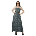 thumbnail image 1 of Moomaya All Over Printed A Line Sleeveless Womens Summer Party Dresses, 1 of 6
