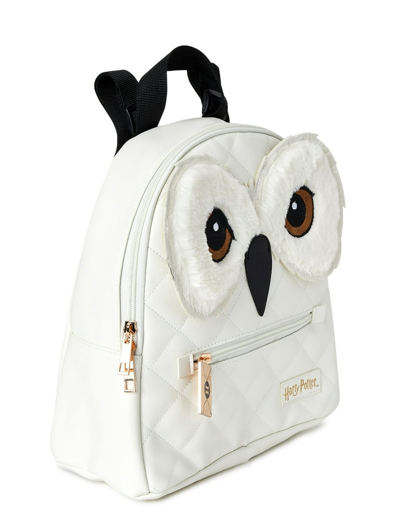 White Plush Owl Backpack - Soft Faux-Fur Women\'s Backpack White Owl Plush Backpack 19 main image 3