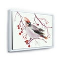 thumbnail image 3 of Designart 'Waxwing Bird Sitting On A Branch' Traditional Framed Canvas Wall Art Print, 3 of 5
