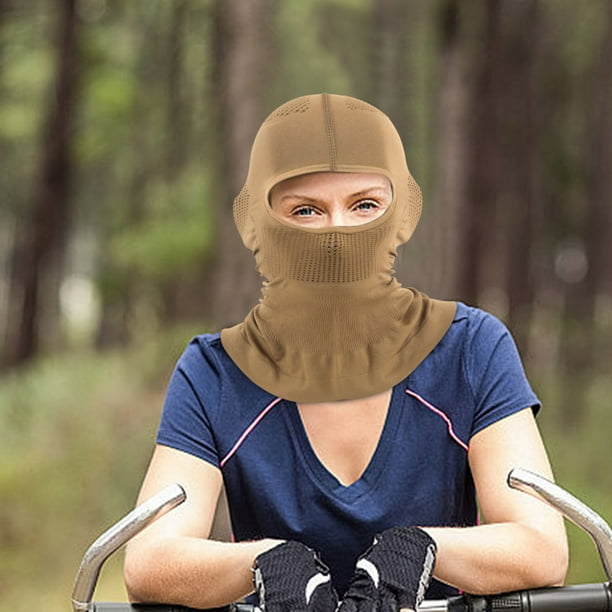 Masque Facial Coupe-vent Unisexe - Protection Complète Visage Avec Lunettes - Pour Ski, Moto, Vélo Hiver