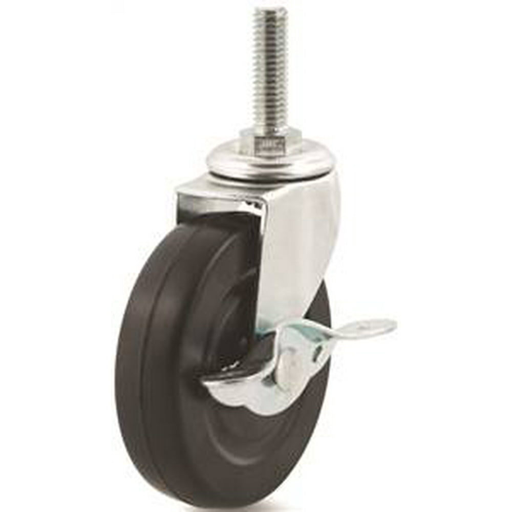 DH CASTERS CL30T2RSB Swivel Caster with Brake, 110 lb Weight Capacity