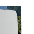 thumbnail image 2 of Ambesonne Hawaii Fitted Sheet, Na Pali Coast Kauai Sea, Twin XL Size, Green Redwood Blue, 2 of 2