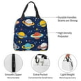 thumbnail image 4 of Sikiie Planets and Stars Lunch Bag for Women & Men Adult Insulated Lunch Box, Food Lunch Containers Lunch Tote Bags for Work, Travel, Outdoor, 4 of 8